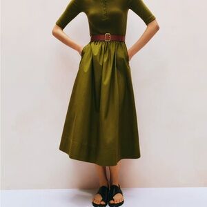 ME+EM Vibrant Orange Maxi Dress NWT